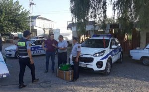 Yol polisi Qubada reyd keçirib - FOTOLAR