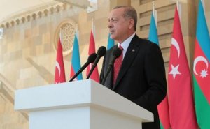 Ərdoğan “Sülh çeşməsi” hərəkatına dəstək verdiyinə görə Azərbaycana təşəkkür edib