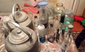 Mingəçevirdə saxta alkoqollu içkilər istehsal edən müəssisə AŞKARLANDI