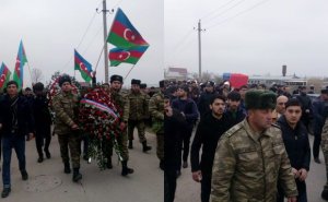 Şəhidimiz dəfn edildi - FOTO
