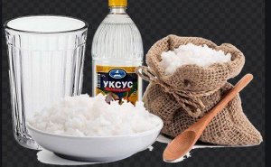 Bir stəkan su, sirkə və duz-MÖCÜZƏ YARADIR!