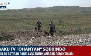 Qulaq batıran partlayışın anbaan görüntüləri - VİDEO