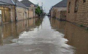 Güclü sel Tovuzda ciddi fəsadlara yol açdı