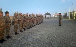 Kərim Vəliyev azad edilmiş ərazilərdəki hərbi hissələri yoxladı - FOTO