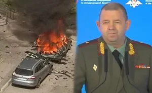 Rusiyada maşın partladıldı, general həlak oldu - VİDEO