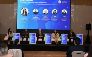 “Konstitusiya və Suverenlik İli”ndə media gündəmi”nə həsr olunan panel sessiya təşkil edildi - FOTO