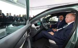 Ərdoğan "TOGG"un yeni modeli ilə test sürüşü ETDİ