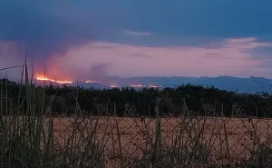 Ağdərədə başlayan yanğın Ağdama yayıldı