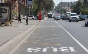 Bakıda daha iki küçədə avtobus zolağı təşkil EDİLİR