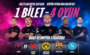 “Sabah” Bakıda keçiriləcək matçlar üçün vahid biletləri satışa  çıxardı