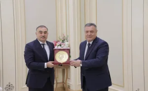 Rəşad Məmmədov Özbəkistan parlamentinin spikeri ilə görüşdü - FOTO