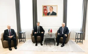 Vilayət Eyvazov Türkiyə DİN-in nümayəndə heyətini qəbul etdi - FOTO