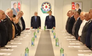 Yevlax və Ucarda ağsaqqalların hesabat-seçki konfransları keçirilib - FOTO
