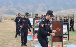 Xocalıda Şəhidlər xiyabanı ziyarət olundu - FOTO
