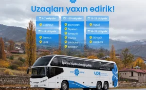 Oktyabrda Səyyar ASAN xidmətin fəaliyyət göstərəcəyi ünvanlar AÇIQLANDI