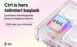 Texnologiyada qadın gücü:  Bir "Ctrl is hers” qalibləri üçün təlimlərə başlayıb 