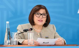 Sahibə Qafarova APA-nın koordinasiya iclasında çıxış etdi - FOTO