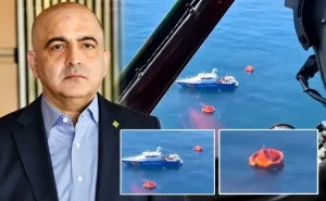 Vurulan gəmi Mübariz Mənsimova məxsusdur? -  VİDEO