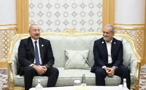 İlham Əliyevin Pezeşkianla görüşü keçirilir 
