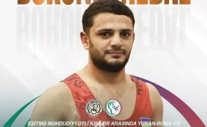 Eşitmə məhdudiyyətli idmançımızdan yunan-Roma kubokunda mühüm QƏLƏBƏ