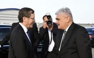 İsrail Prezidenti Azərbaycandadır - FOTO