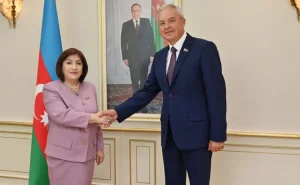 Sahibə Qafarova Belarus Respublikası Milli Assambleyası Nümayəndələr Palatasının sədri ilə görüşdü - FOTO