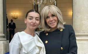 Leyla Abdullayeva ilə Bricit Makron arasında müzakirələr baş  tutdu