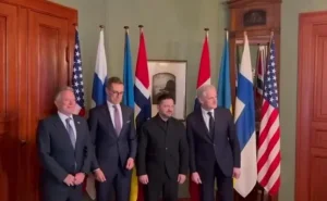 Zelenski və ABŞ nümayəndə heyəti arasında görüş  OLDU