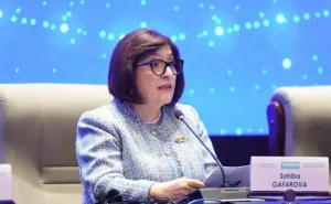 Sahibə Qafarova Bişkekdə parlamentlərarası əməkdaşlığın önəmindən  danışdı