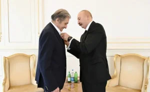 Prezident Fərhad Xəlilova “İstiqlal” ordenini təqdim etdi - FOTO