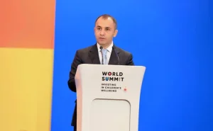 Nazir müavini Səmərqənddə Qlobal Sammitdə iştirak etdi - FOTO