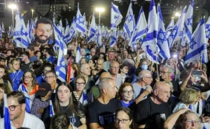 Seçkilərdən üç gün əvvəl minlərlə israilli Netanyahuya qarşı mitinq keçirdi