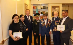 Slovakiya səfirliyinin müşaviri Vladimir Jezek Veteranlar Təşkilatında görüş keçirdi - FOTO