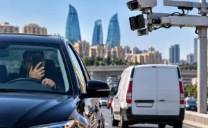 Sükan arxasında telefon işlədənlərin NƏZƏRİNƏ: 50 manat CƏRİMƏLƏNƏCƏKSİNİZ