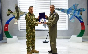 Hava Döyüş komandanlığında NATO heyəti ilə görüş  KEÇİRİLDİ