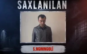 Qaxda silsilə oğurluqlar edən şəxs saxlanıldı