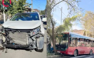 “Baku Bus” qəza törətdi