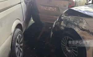 Sumqayıtda beş avtomobil  toqquşdu