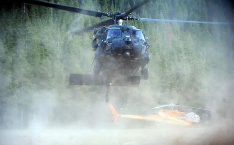 ABŞ-də hərbi helikopter qəzaya uğradı